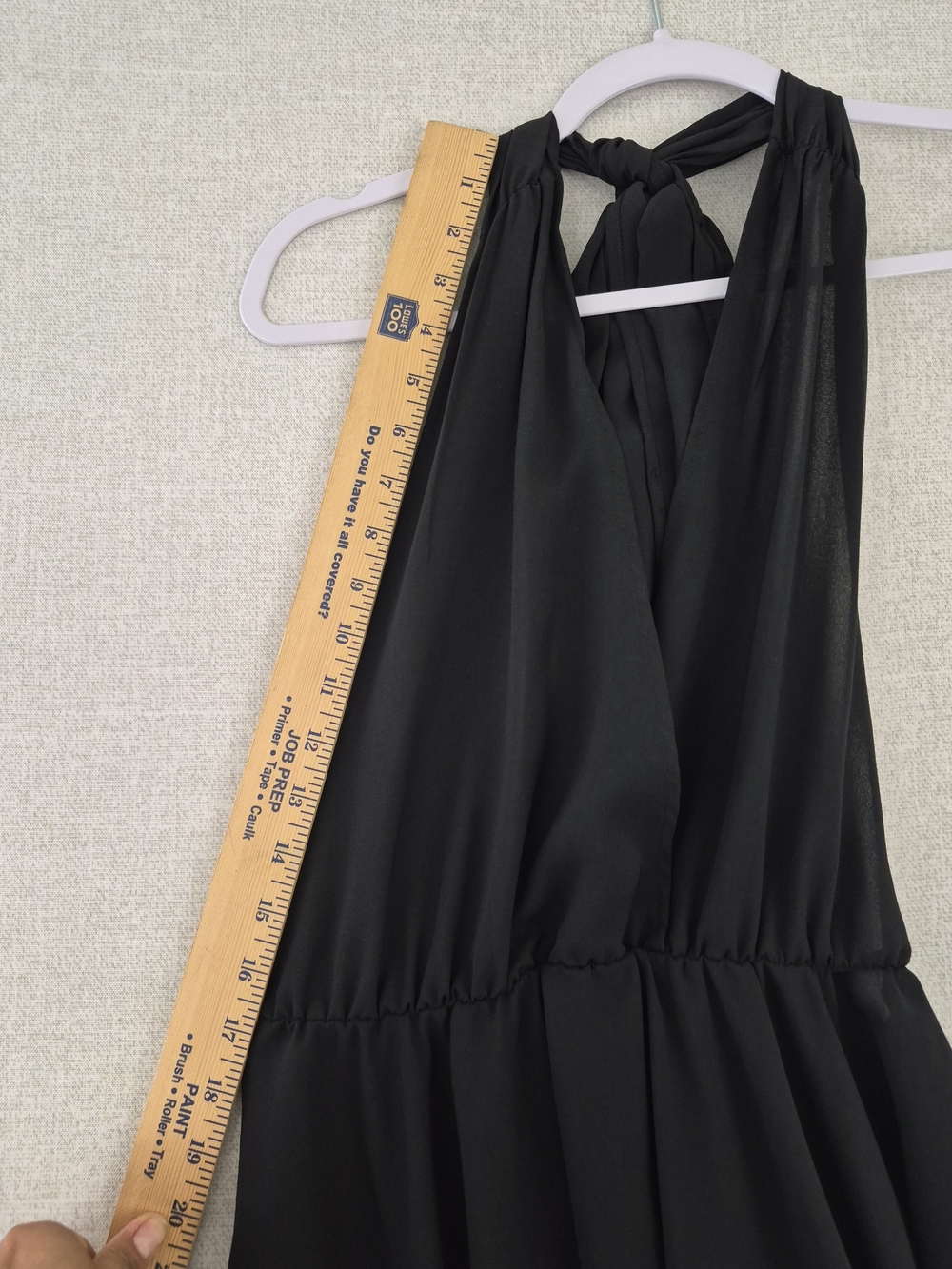 SHEIN Black Halter Neck Mini Dress Size M (SKU 0133) - Picture 6 of 14